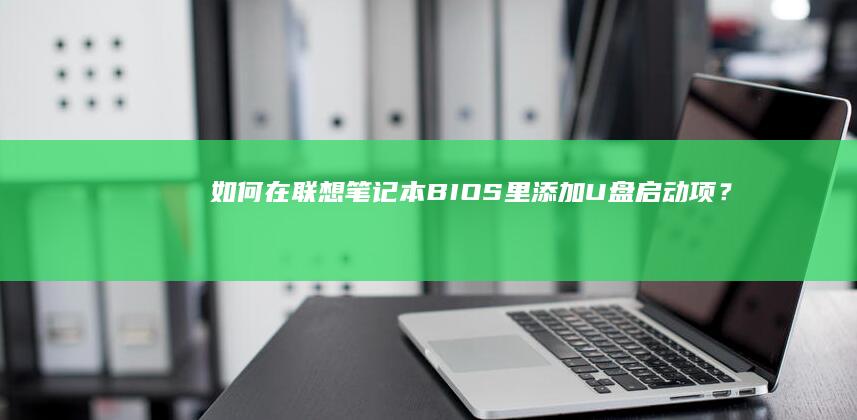 如何在联想笔记本BIOS里添加U盘启动项？ (如何在联想笔记本上下载软件)