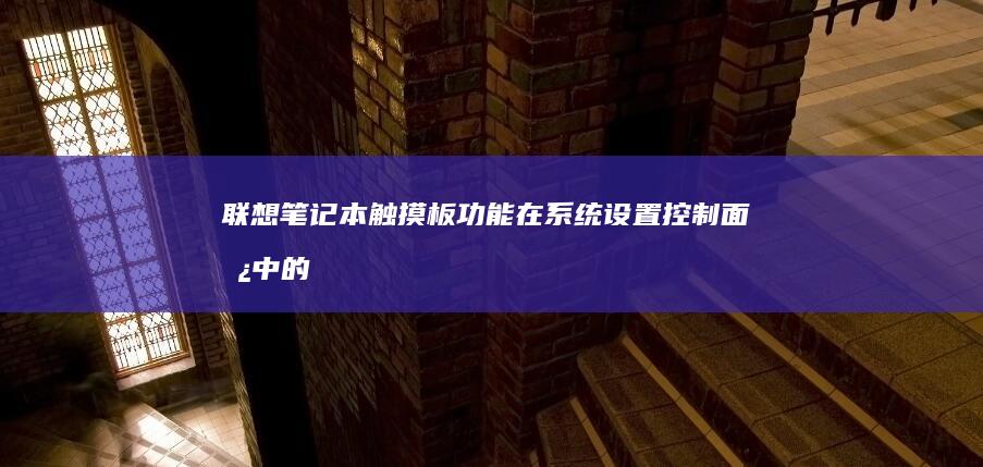 联想笔记本触摸板功能在系统设置/控制面板中的启用路径解析 (联想笔记本触摸板怎么关闭和开启)